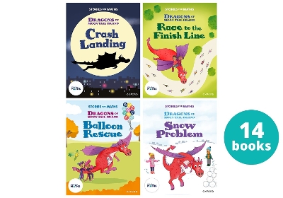 Stories for Maths: Oxford Reading Levels 7-8: Dragons of Moontail Island Y2/P3 (14 book pack) book