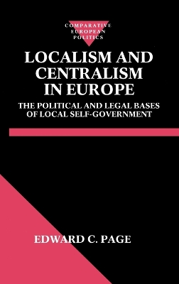 Localism and Centralism in Europe book