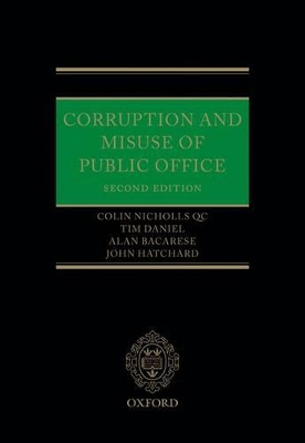 Corruption and Misuse of Public Office by Colin Nicholls