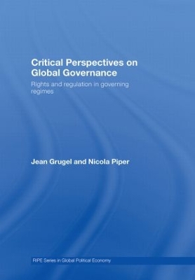 Critical Perspectives on Global Governance book
