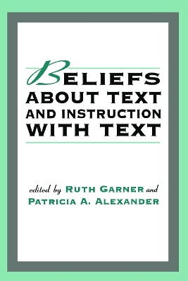 Beliefs About Text and Instruction with Text book