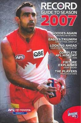 AFL Record Guide to Season 2007 book