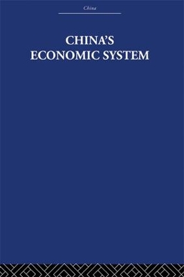 China's Economic System by Audrey Donnithorne