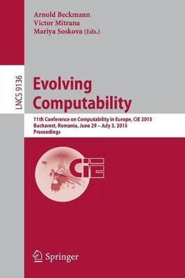 Evolving Computability book