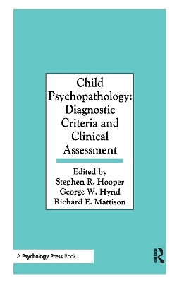 Child Psychopathology book