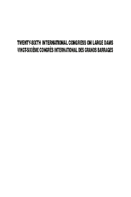 Twenty-Sixth Congress on Large Dams / Vingt-Sixieme Congres des Grands Barrages book