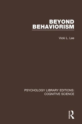 Beyond Behaviorism book