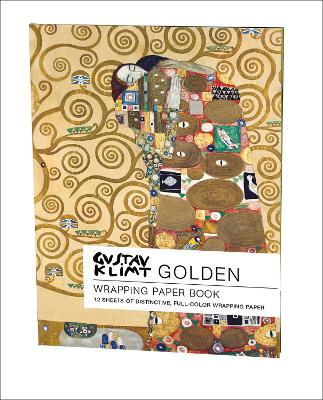 Golden, Gustav Klimt Wrapping Paper Book by Gustav KLIMT