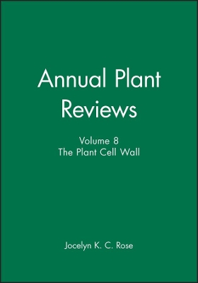 Annual Plant Reviews, The Plant Cell Wall book