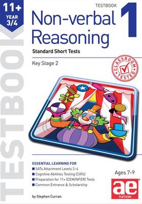11+ Non-Verbal Reasoning Year 3/4 Testbook 1 book