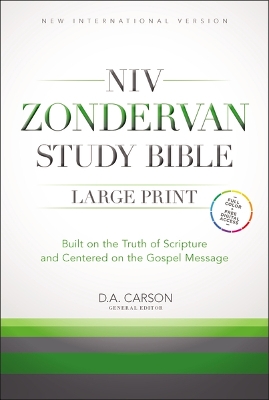 NIV Zondervan Study Bible, Large Print, Hardcover book