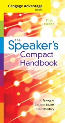 Cengage Advantage Books: The Speaker's Compact Handbook, Spiral bound Version book