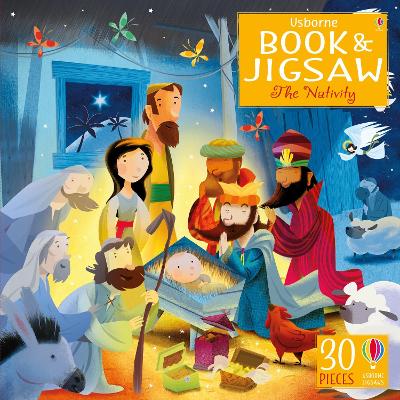 Usborne Book and Jigsaw The Nativity book
