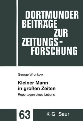 Kleiner Mann in großen Zeiten book