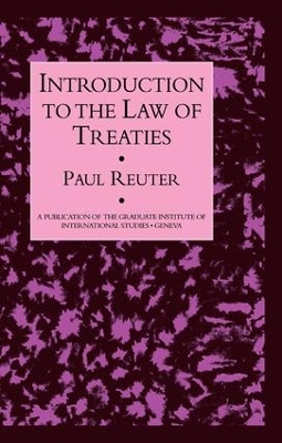 Introduction to the Law of Treat by Paul Reuter