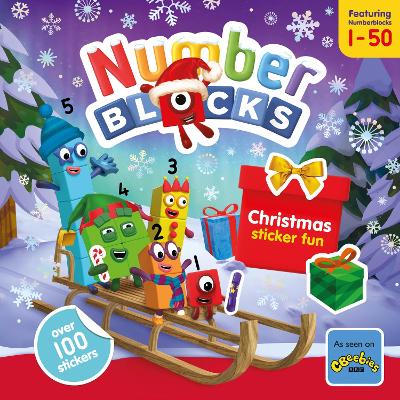 Numberblocks Christmas Sticker Fun book