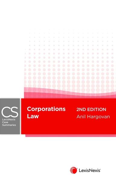 LexisNexis Case Summaries: Corporations Law book