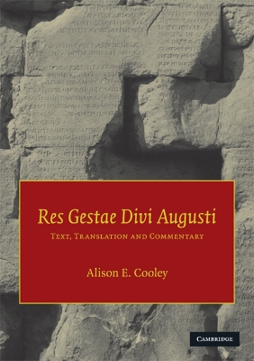 Res Gestae Divi Augusti book