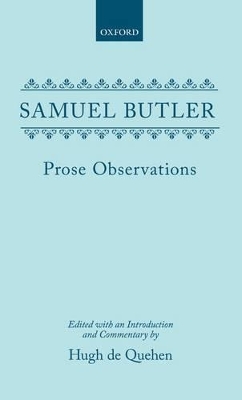 Prose Observations book