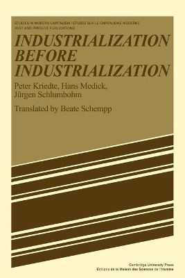 Industiarlization before Industiarlization book