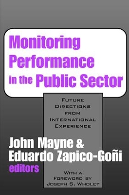 Monitoring Performance in the Public Sector by John Winston Mayne