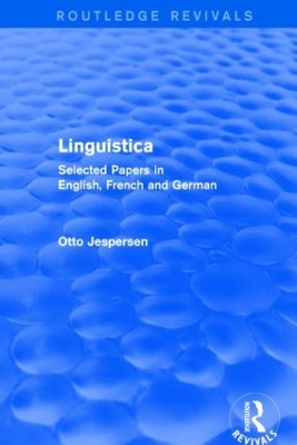 Linguistica by Otto Jespersen