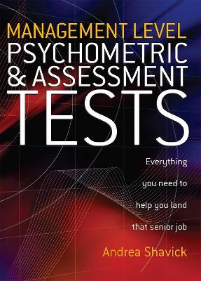 Management Level Psychometric and Assessment Tests book