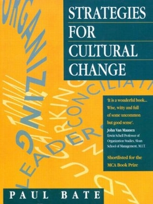 Strategies for Cultural Change by S. Paul Bate