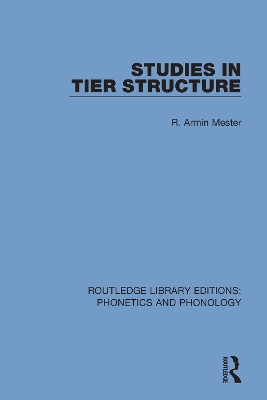 Studies in Tier Structure book