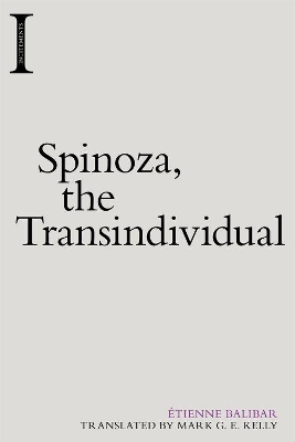 Spinoza, the Transindividual book