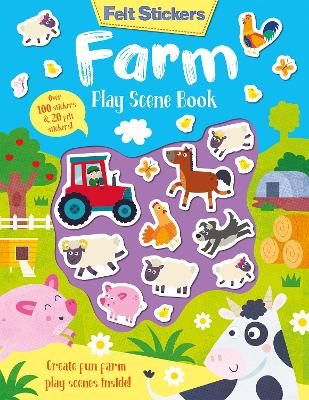 Felt Stickers Farm Play Scene Book book