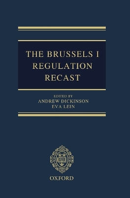 Brussels I Regulation Recast book