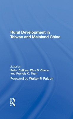 Rural Development In Taiwan And Mainland China book