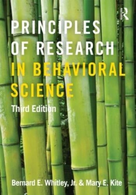 Principles of Research in Behavioral Science by Mary E. Kite