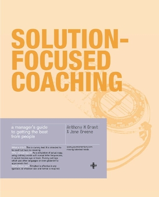 Solution-Focused Coaching book