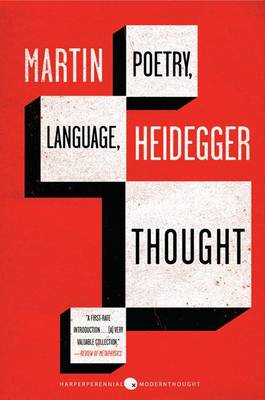 Poetry, Language, Thought book