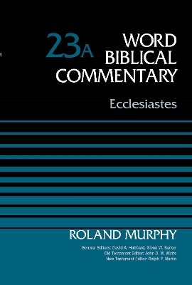 Ecclesiastes, Volume 23A book