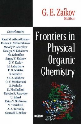 Frontiers in Physical Organic Chemistry book