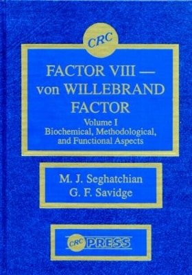 Factor VIII - Von Willebrand Factor book