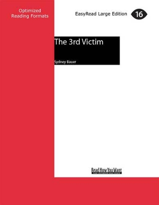 The 3rd Victim (2 Volumes Set) by Sydney Bauer