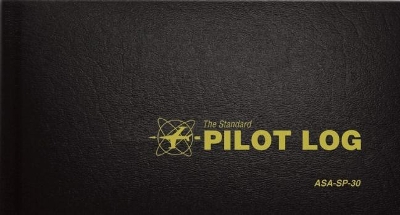 Standard Pilot Log (Black) book