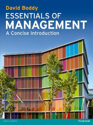 Essentials of Management by David Boddy
