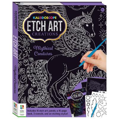 Kaleidoscope Etch Art Creations: Mythical Creatures book