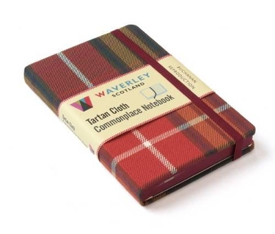 Buchanan Reproduction: Waverley Genuine Tartan Cloth Commonplace Notebook (9cm x 14cm) book
