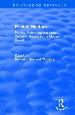 Printed Matters book