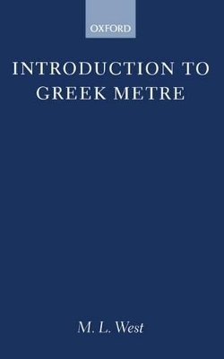 Introduction to Greek Metre book