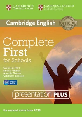 Complete First for Schools Presentation Plus DVD-ROM book