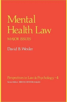 Mental Health Law book