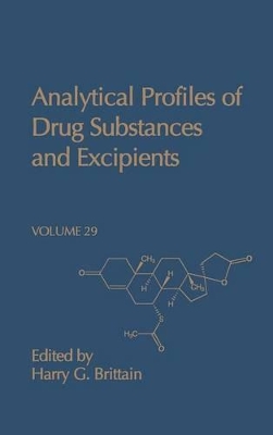 Analytical Profiles of Drug Substances and Excipients by Harry G. Brittain