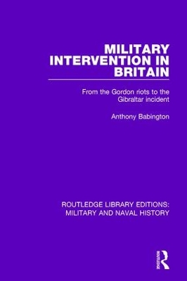 Military Intervention in Britain by Anthony Babington